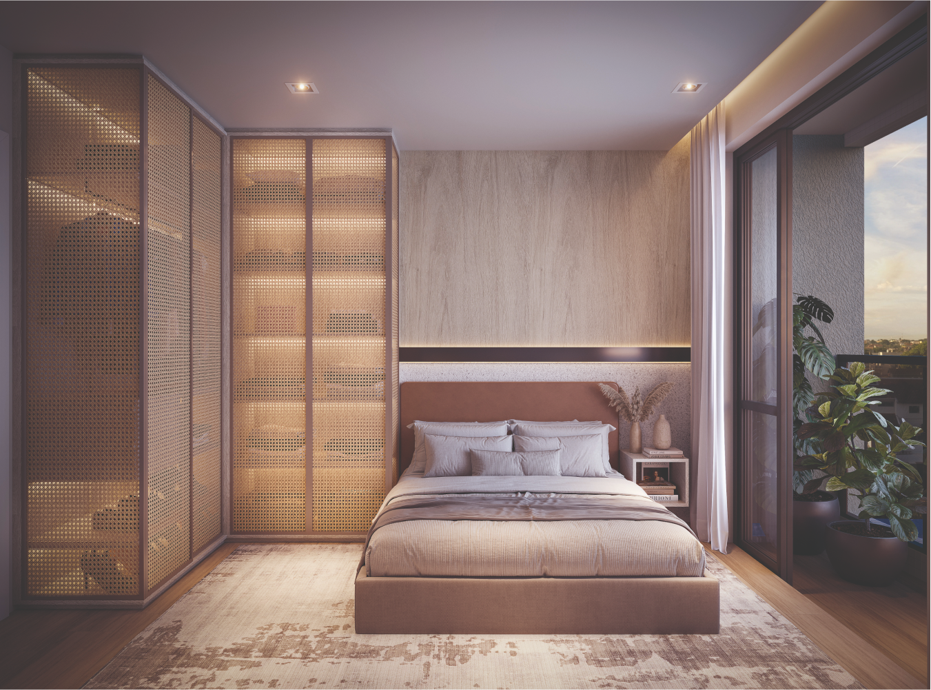 Vista do dormitório​